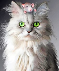 Cat and Mouse Fun Paint By Numbers
