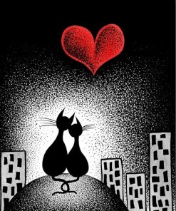 Cats Animation Picture Paint By Numbers
