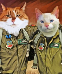 Cats Army Paint By Numbers