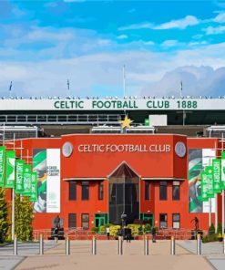 Celtic Park Gateway Glasgow Paint By Numbers