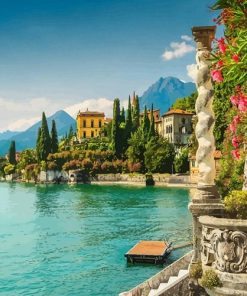 Scenic Lake Como Italy Paint By Numbers