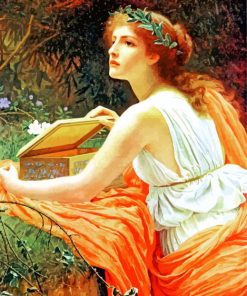 Charles Edward Perugini Woman Paint By Numbers