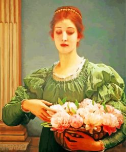Charles Edward Peonies Art Paint By Numbers