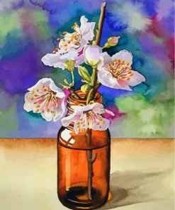 Cherry Blossom Glass Painting Kit Paint By Numbers