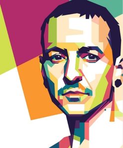 Chester Bennington Portrait Paint By Numbers