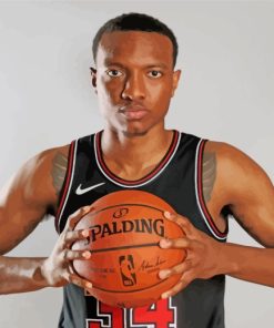 Chicago Bulls Basketball Theme Paint By Numbers