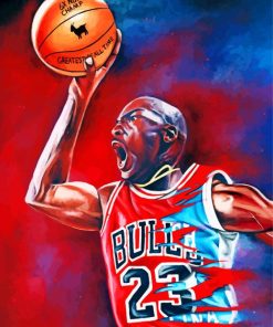 Michael Jordan Basketball Legend Paint By Numbers