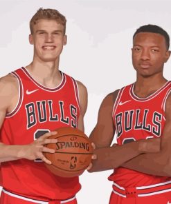 Chicago Bulls Basketball Stars Paint By Numbers