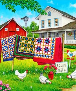 John Sloane's Rooster Paint By Numbers