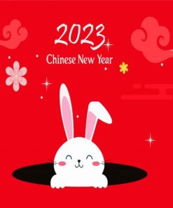 Chinese Year of the Rabbit Celebration Paint By Numbers