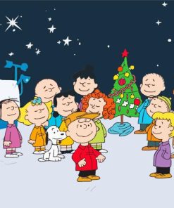 Charlie Brown Holiday Paint By Numbers
