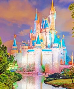 Cinderella Castle Disney Paint By Numbers