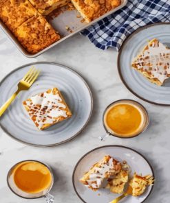 Cinnamon Cake Coffee Delight Paint By Numbers