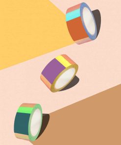 Abstract Circle Colorful Paint By Numbers