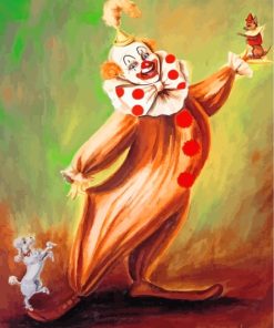 Circus Clown Painting Kit Paint By Numbers