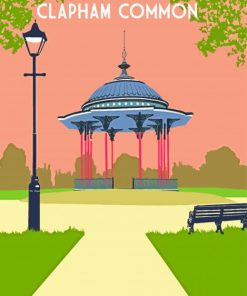 Clapham South London Paint By Numbers