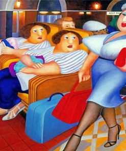 Botero Style Fat Ladies Paint By Numbers