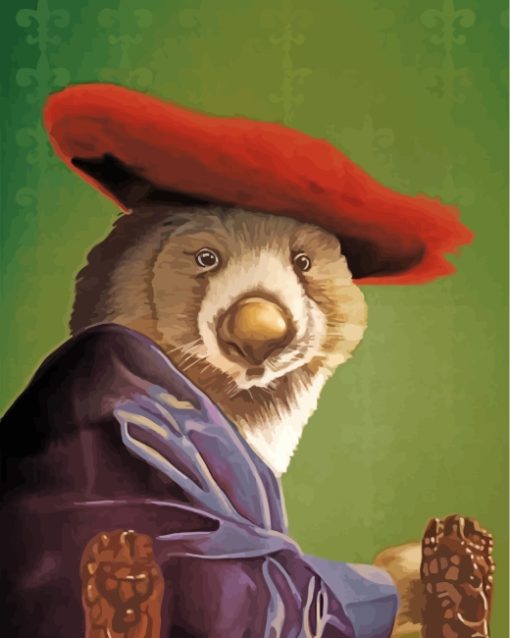 Classy-Wombat-paint-by-numbers
