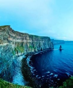 Cliffs of Moher Seascape Paint By Numbers