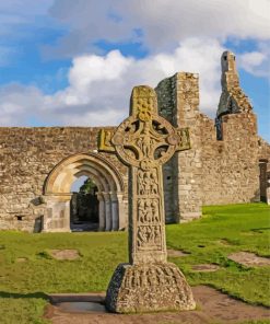 Clonmacnoise Ireland Landmark Paint By Numbers