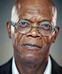 Samuel L Jackson Close Up Paint By Numbers