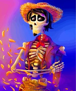 Coco Hector Skeleton Paint By Numbers