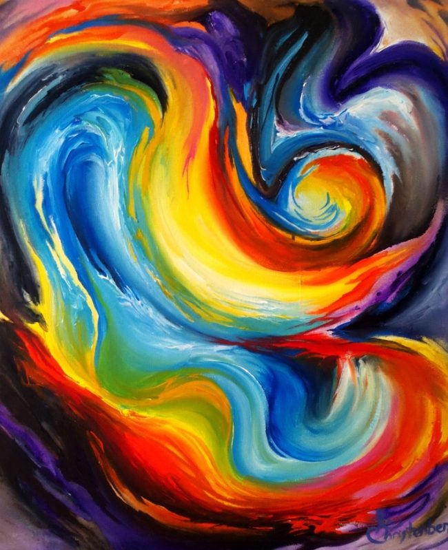 Colorful Abstract Art Paint By Numbers