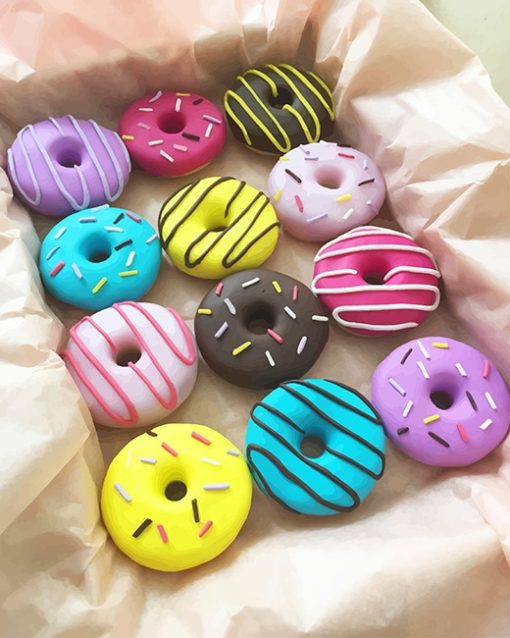 Colorful-Doughnuts-adult-paint-by-numbers