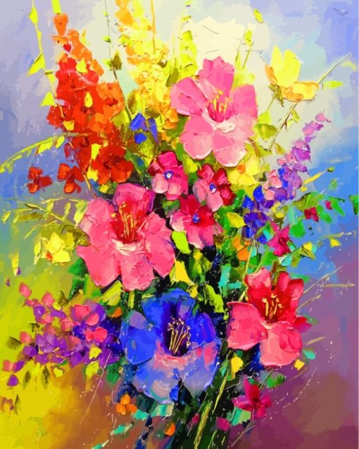 Colorful-Flowers-Bouquet-paint-by-numbers