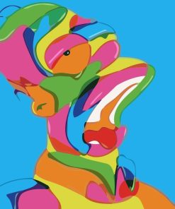 Colorful Homer Simpson Paint By Numbers