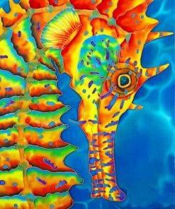 Colorful Seahorse Animals Paint By Numbers