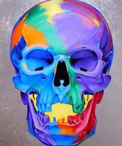 Colorful Skeleton Artwork Paint By Numbers