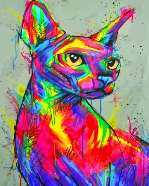 Colorful-Sphinx-paint-by-numbers