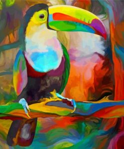 Colorful Bird Toucan Paint By Numbers
