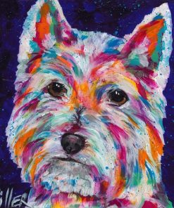 West Highland Terrier Dog Paint By Numbers
