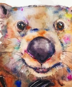 Colorful Wombat Animals Paint By Numbers