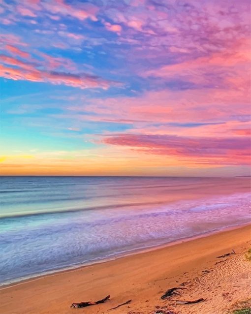 Colorful-beach-sky-adult-paint-by-numbers