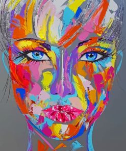 Colorful Faces Paint By Numbers