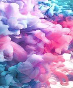 Colorful Smoke Abstract Paint By Numbers