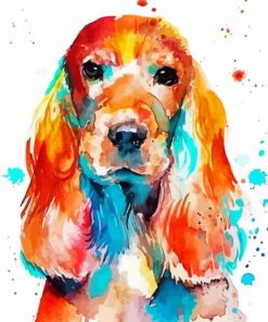 Cocker Spaniel Dog Paint By Numbers