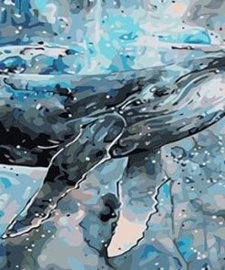 Blue Whale Animal Paint By Numbers