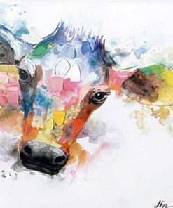 Colorful Cattle Paint By Numbers