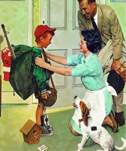 Norman Rockwell Family Paint By Numbers