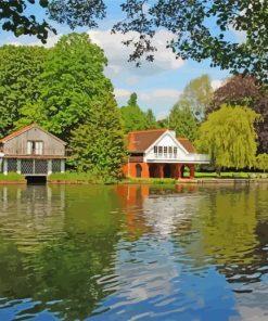 Cookham Village Scenery Paint By Numbers