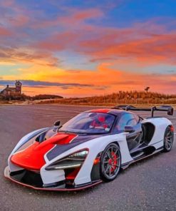 Skyline at Sunset Nissan GTR Paint By Numbers