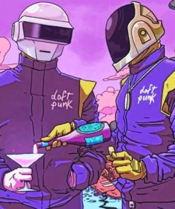 Daft Punk Illustration Paint By Numbers