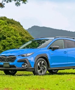 Cool Subaru Blue Car Paint By Numbers