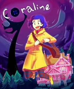 Coraline Cartoon Paint By Numbers