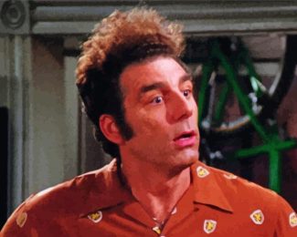 Cosmo Kramer Seinfeld Comedy Paint By Numbers