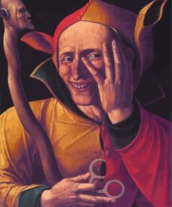 Whimsical Court Jester Paint By Numbers
